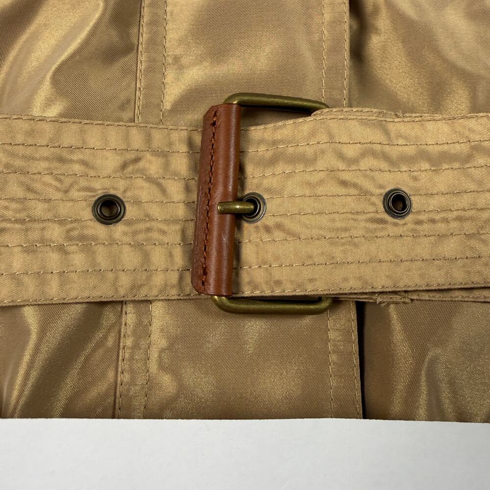 Lauren Ralph Lauren Utility Vest Women L Tan Belted Safari Cargo Sleeveless - Picture 10 of 16